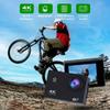 Экшн-камера Ultra HD 4K — водонепроницаемый шлемный видеорегистратор с Wi-Fi для занятий спортом на открытом воздухе.