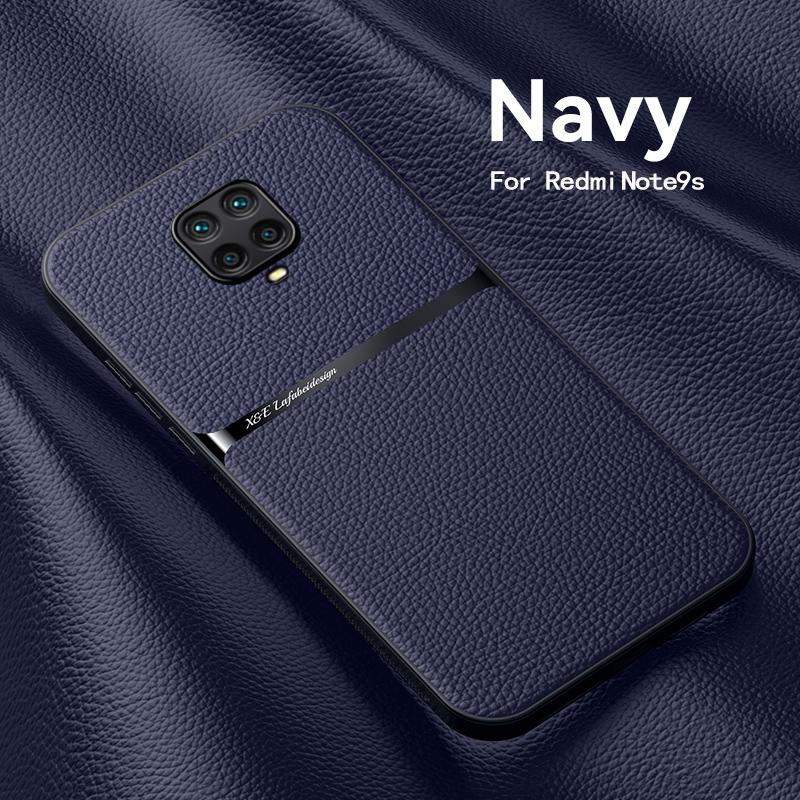 Для Xiaomi Redmi Note 9 Pro Чехол Кожаный Магнитный Чехол для Телефона Для Redmi Note 9S 9Pro Max Note9S Встроенная Металлическая Пластина Задняя Крышка