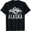 Alaska Day The Last Frontier Alaska Mountain Moose Souvenir T-Shirt(3)