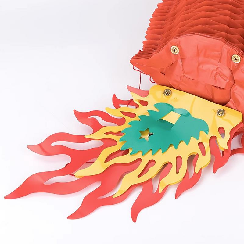2024 год Дракона Гирлянда Яркая 3D Эстетическая Весенняя Фестивальная Гирлянда Дракона Креативные китайские бумажные фонарики Дракон