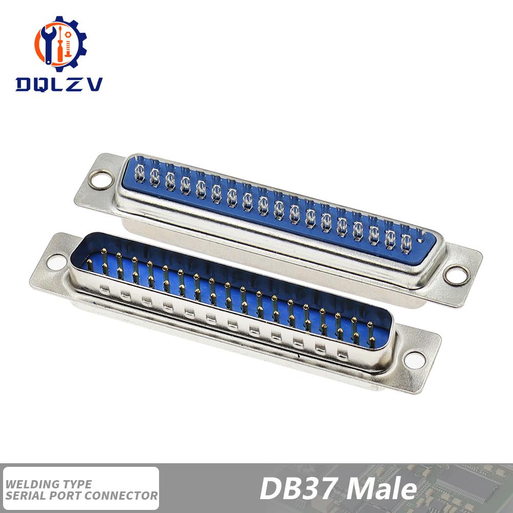 DB15 DB25 DB9 DB37 Параллельный Последовательный Порт Female/Male Паяный Разъем+Пластиковая Сборная Оболочка 37 9 15PIN VGA Адаптер