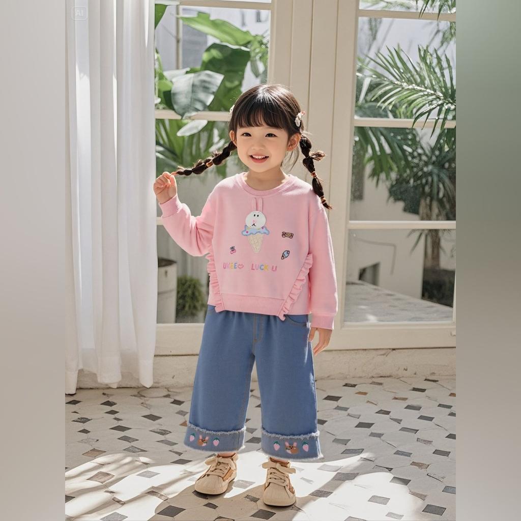 Детский повседневный комплект с длинным рукавом, удобные наряды для повседневной носки