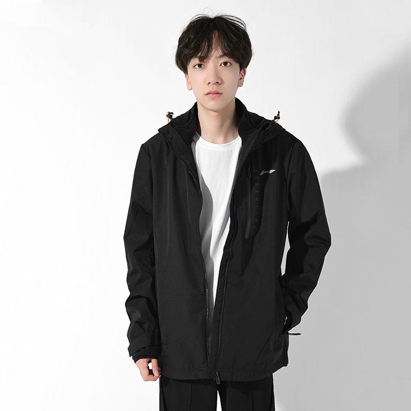 Li Ning Коллекция спортивной моды Тренч Унисекс Черный YWBT041-1