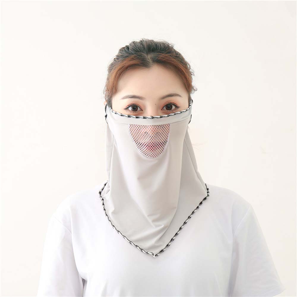 Breathable Outdoor Riding Ice Silk Dew Nose Sun Protection Mouth Mask Face Cover Neck Mask Scarf