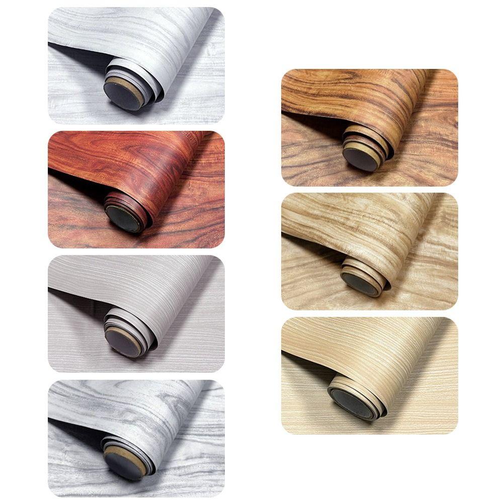 Водонепроницаемые наклейки на стену самоклеящиеся обои новые наклейки под дерево шкаф