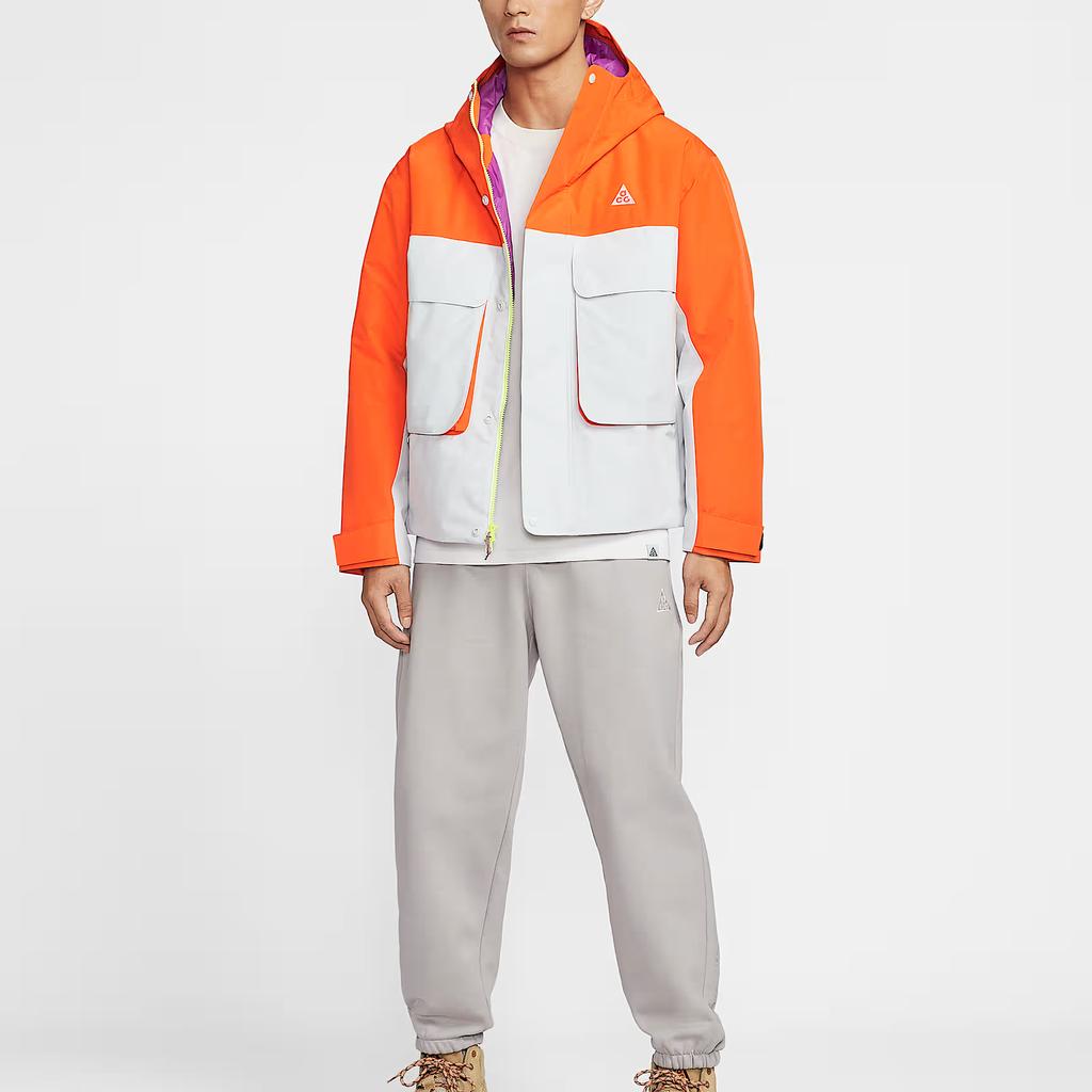 Nike ACG PrimaLoft Skull Peak Storm-FIT Свободная ветрозащитная водоотталкивающая хлопковая куртка с длинным рукавом Color-Block Мужские куртки FV8682-820