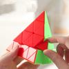 Pyramid Speed Cube Fast Smooth Turning Solid Durable Stickerless Frosted Puzzle Toy For Kids