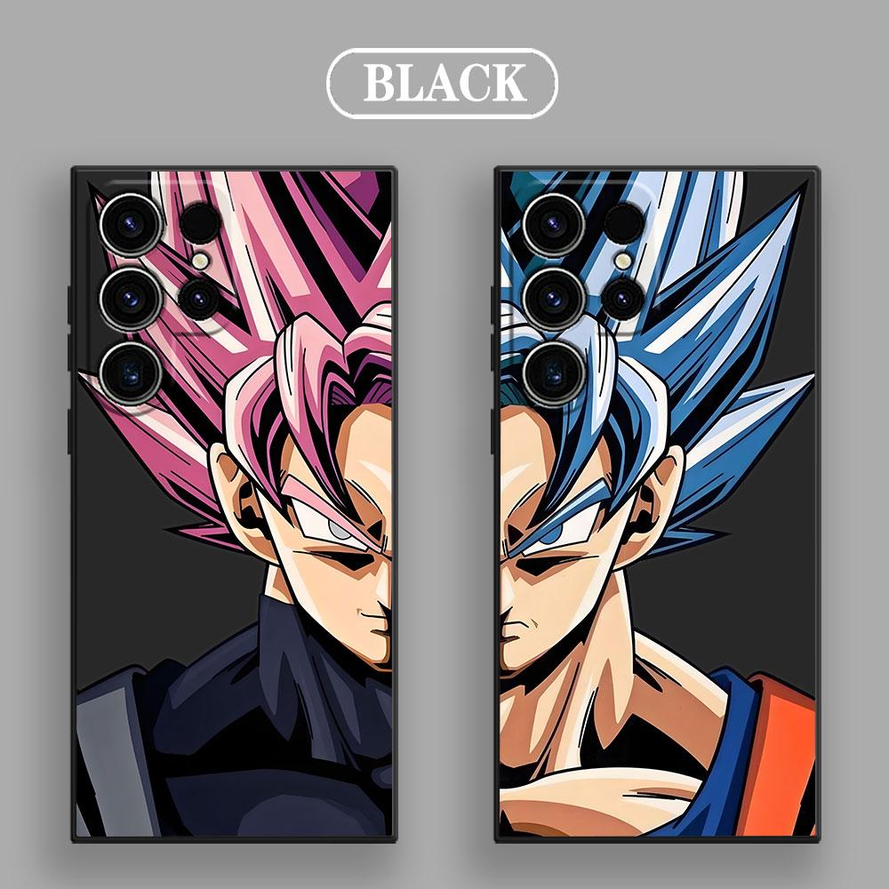 Super Saiyans Rosé Blue Goku Black God Phone Case For Samsung Galaxy S26 Ultra S25 FE S24 S23 S21 Ultra S20 FE S22 Plus 5G Cover