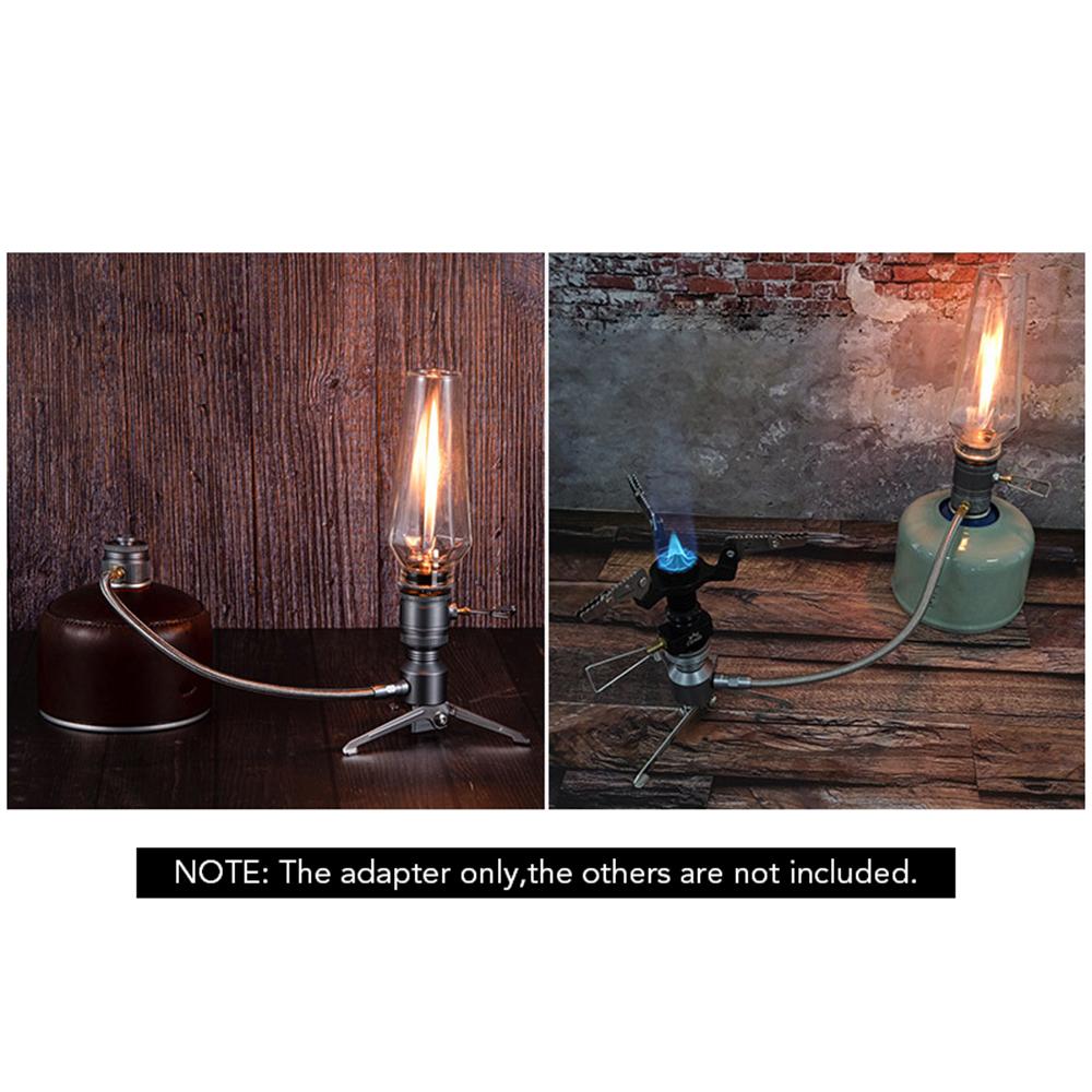 Tripod Butane Canister Adapter Collapsible Gas Stove Connector Gas Lamp Tank Stand Connector Long