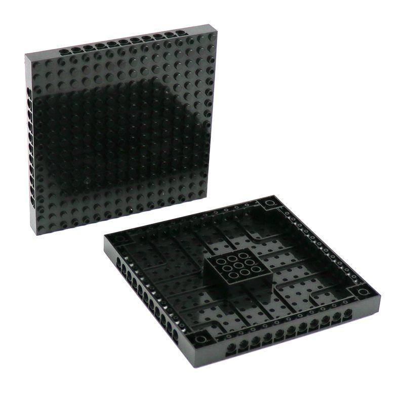 1 шт. Двусторонняя базовая пластина 16x16 точек Строительные блоки Сборка MOC Кирпичи Базовая пластина Городской Дом Строительная Доска Аксессуар