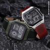 18 мм Ретро Натуральная Кожаная Ремешок для Часов Для Casio AE1200 AE1300 A158W/A168 W-216H Винтажный Ремешок для Часов выпуклый рот Мужской Браслет