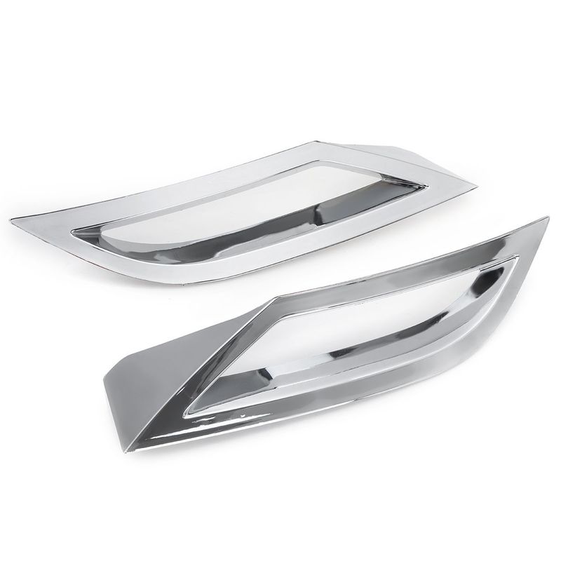 1Pair Rear Bumper Diffuser Lip Spoiler Air outlet Exhaust Strip Cover Trim For Volkswagen For VW Polo MK6 Polo Plus 2018 +