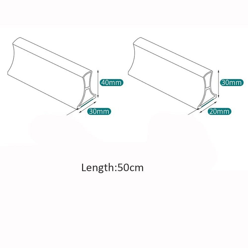 Самоклеящийся барьер для воды в душе, гибкая пробка для воды, уплотнительная лента для пола, кухни, туалета
