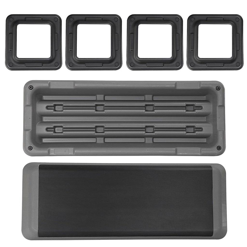 Нескользящий педальный степпер для йоги, тренажерный зал, тренировки, фитнес, аэробика, степ-оборудование, нагрузка 110 см, 4 подставки, фитнес-аэробика, степ, новый