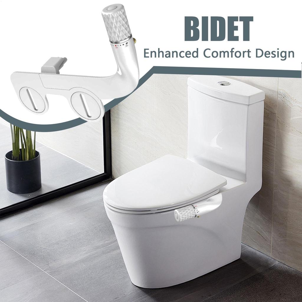 Adjustable Bidet Attachment Feminine Care Douches for Commercial Bathroom Elderly Home Camping Travel Rental Public Restroom