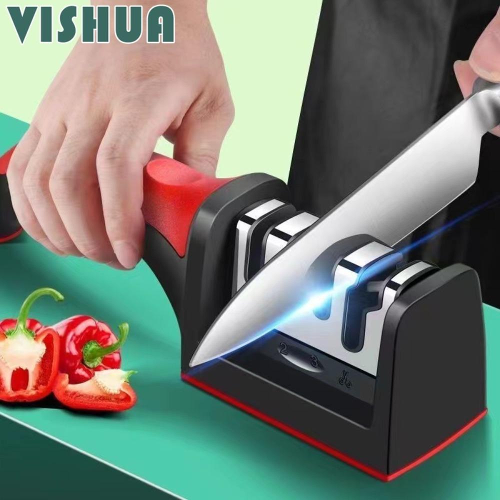 VISHUA Бытовой быстродвижущийся нож, шлифовальный кухонный инструмент, шлифовальный нож, полифункциональный шлифовальный инструмент для овощей с алмазной огранкой