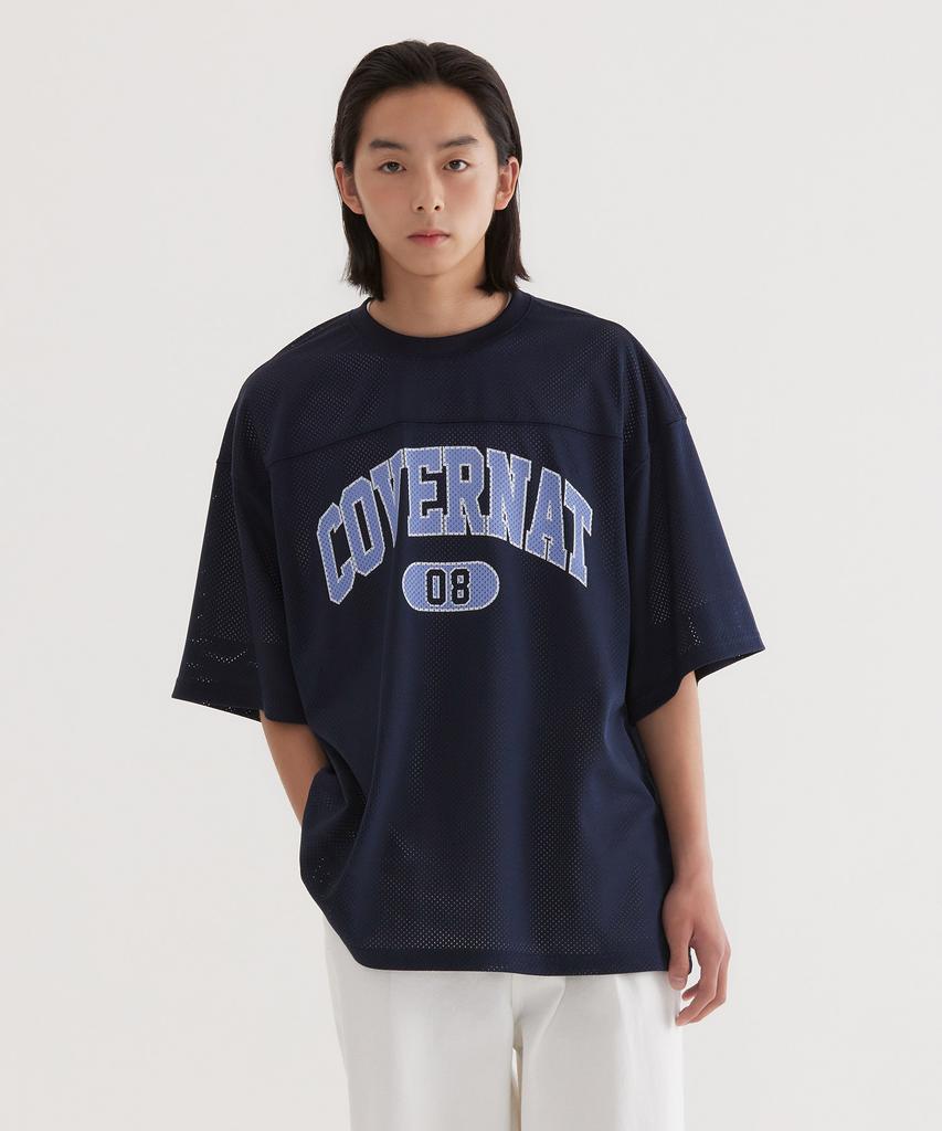 COVERNAT Arch Mesh T-Shirt Dark Navy