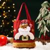 Christmas Gift Bag Santa Claus Snowman Linen Tote Bag Candy Gift Packaging Bag Pouch Party Home Navidad Christmas Decorations