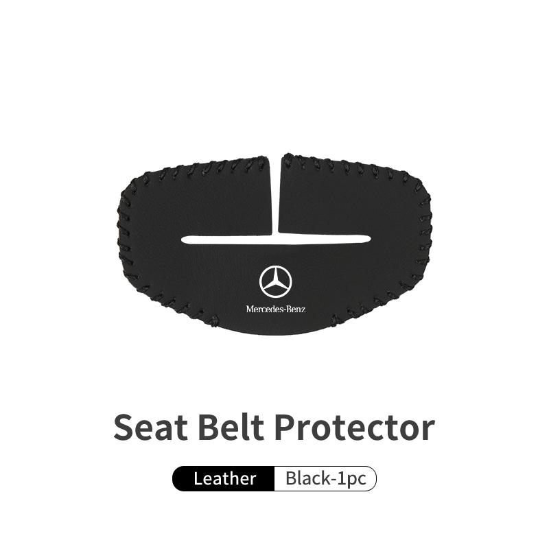 CEV5 Car Seat Belt Buckle Protector Anti-Scratch Adjusting Clip For Benz AMG A C E S G Class W201 W210 W108 W204 W205 W203