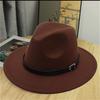 Spring and summer new retro cow head belt crimped woolen cowboy hat children's ethnic style outdoor grassland sunshade top hat
