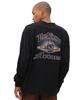 AVIREX GRAPHIC L/S T-SHIRT "THE KINGS" black 783-6130005