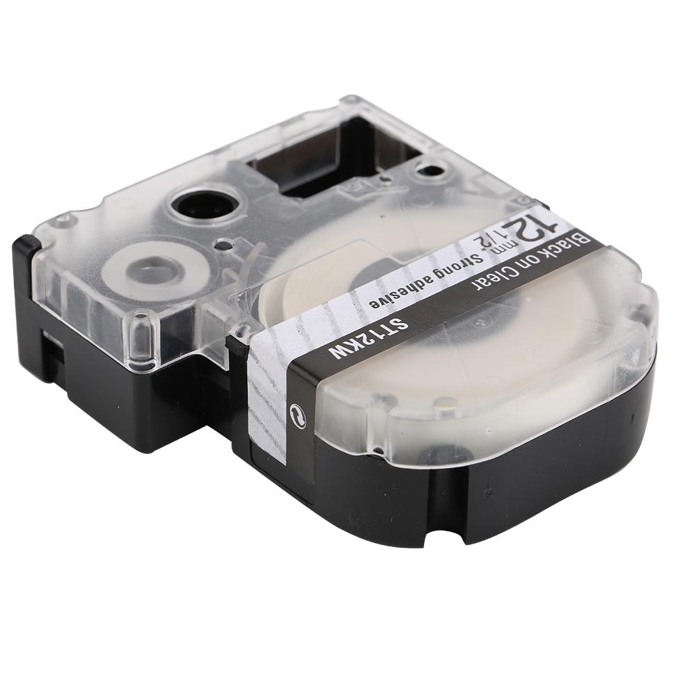 12 мм ламинированная лента для этикеток, цветная лента, подходит для принтера этикеток серии LW