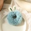 Plush Rabbit Ears Headband Female High Elastic Rubber Band Sweet Girl Cute Hair Ring Rope Headdress