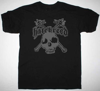 HATEBREED ЛОГОТИП ЧЕРЕП Унисекс Футболка Все Размеры от S до 5XL BO907 Унисекс Футболка
