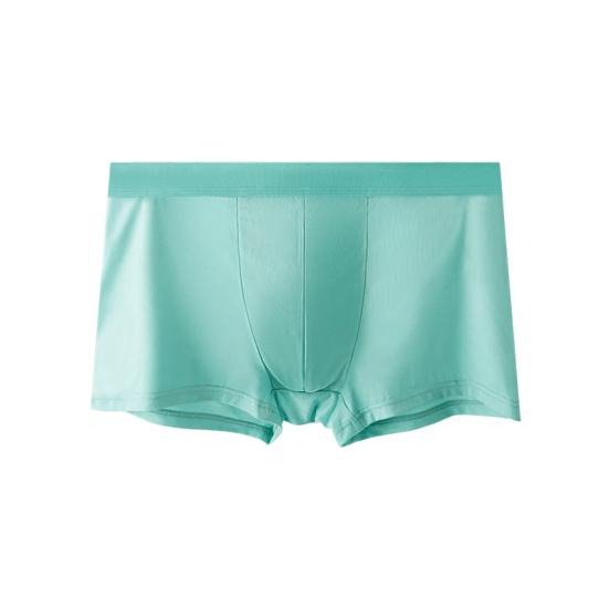 Мужское нижнее белье боксеры Эластичный дизайн со средней посадкой Однотонные шорты трусы U-выпуклые Тонкие мягкие трусики Повседневная носка