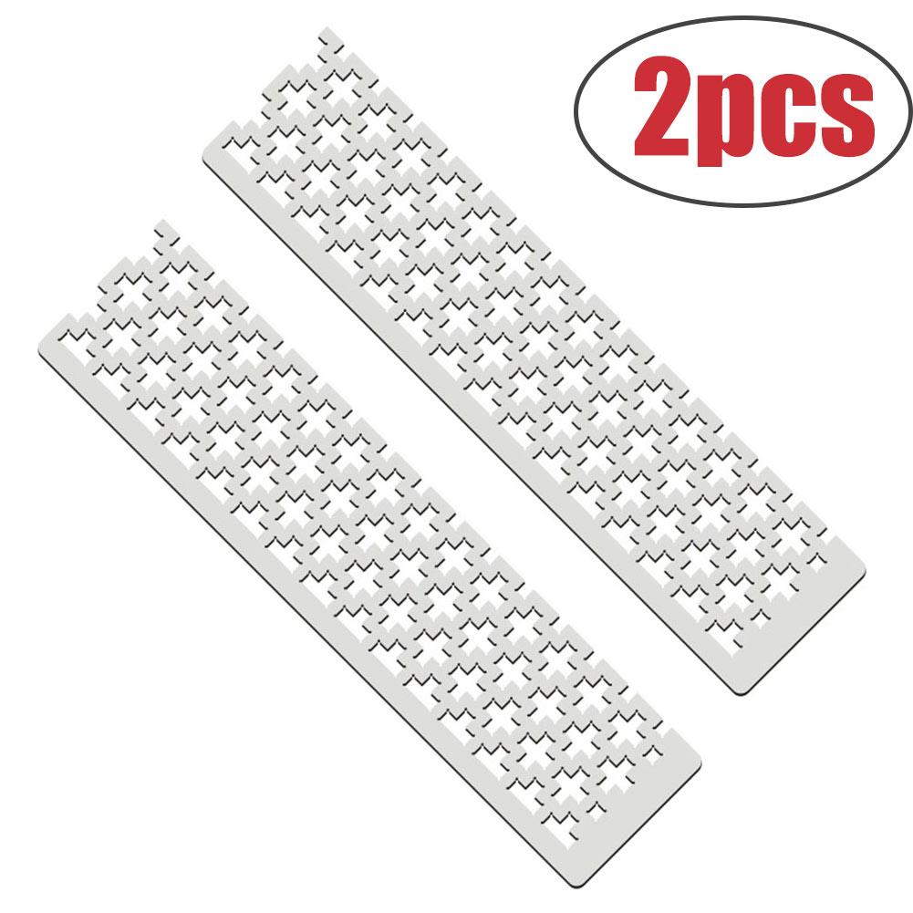 Diamond Painting Drill Cross Stitch Ruler Stainless Steel DIY Diamond Painting Tools Drawing Ruler Square Round Drill Tool