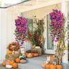 Nil Ipomoea Artificial Flower Vine Wall Decor With Plastic Flowers For Parties