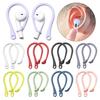 1 пара силиконовых противоскользящих ушных крючков для Apple AirPods 1 2 3 Pro Спортивные противоскользящие ушные крючки для беспроводных наушников Белый Черный