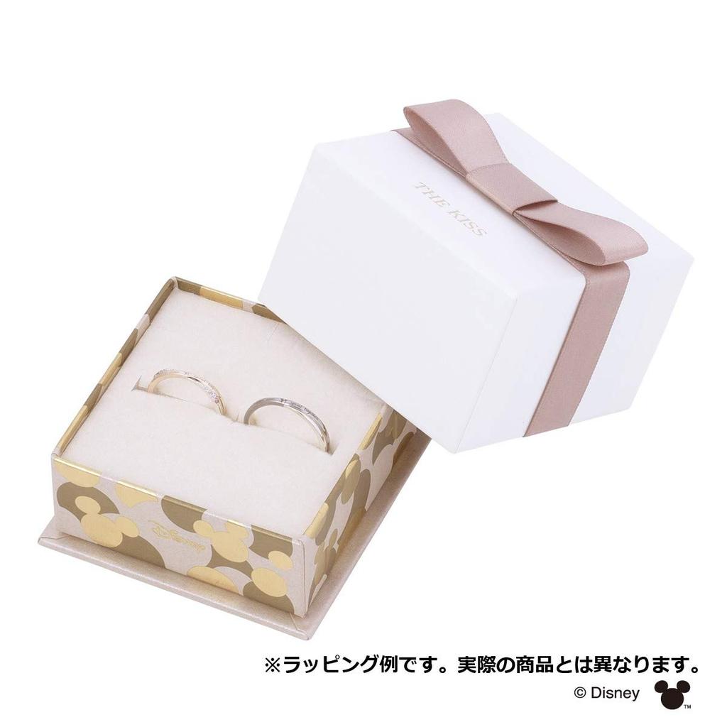 THE KISS Size 5 Hidden Ring for Perfect for Gift Wrapping and Box Included DI-SR1821PSP [Disney Collection] Mickey/Silver Women, Christmas,