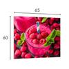 PANEL SZKLANY DO KUCHNI 65x60 Maliny