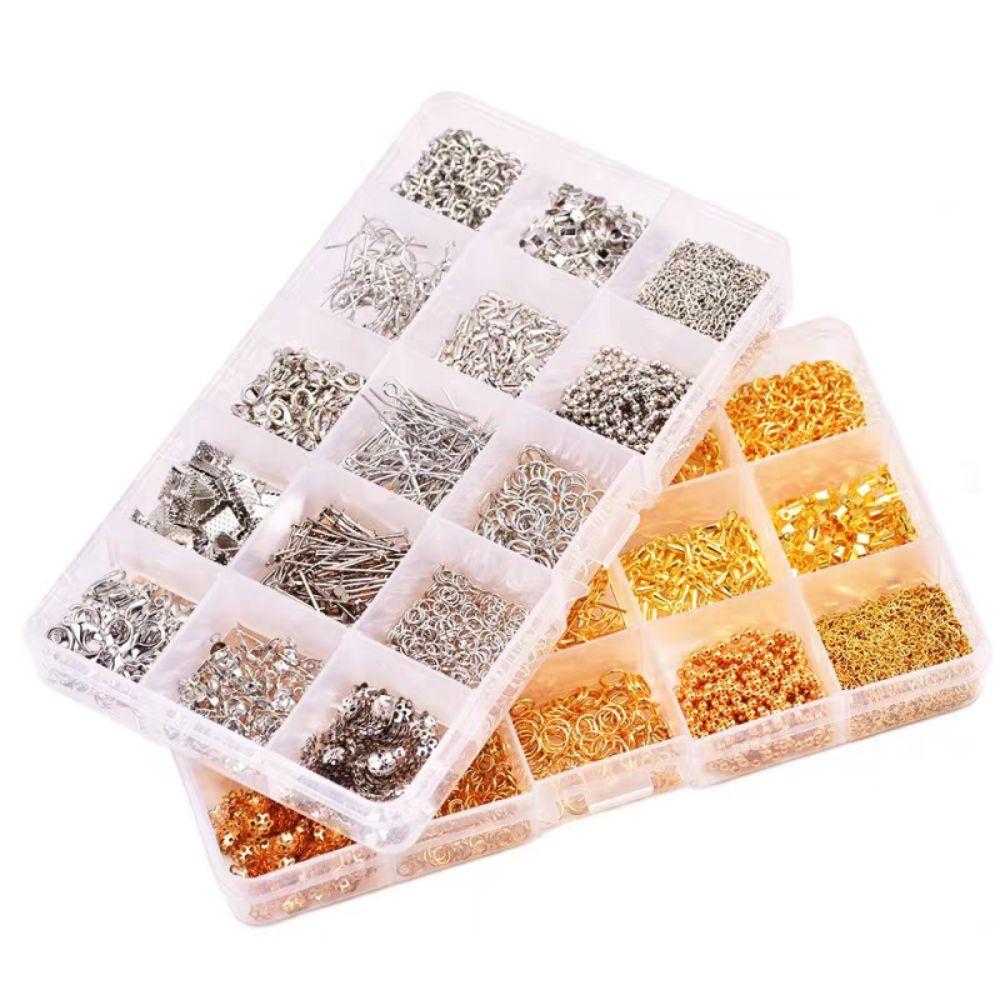Lobster Clasps Jewelry Making Kit 15 Grids Bracelet Making Tools Earring Making Supplies