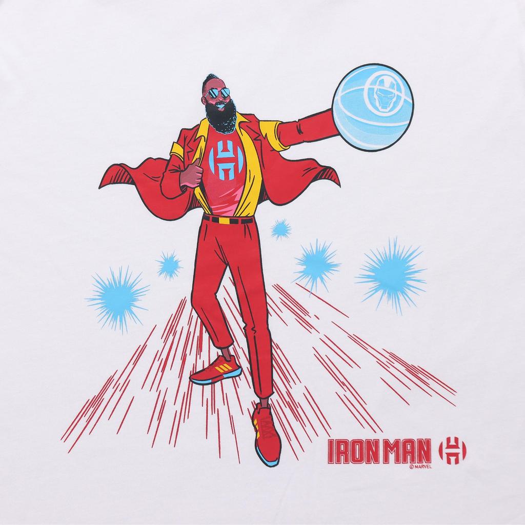 adidas x Marvel Harden Iron Man Harden Marvel Avengers Basketball s T Men's White FI6371