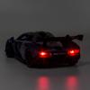 1:32-масштабная модель спортивного автомобиля McLaren Senna, литая под давлением игрушечная машинка из цинкового сплава, транспортные средства с откатным механизмом, мини-электронные игрушки-суперкары с подсветкой и музыкой