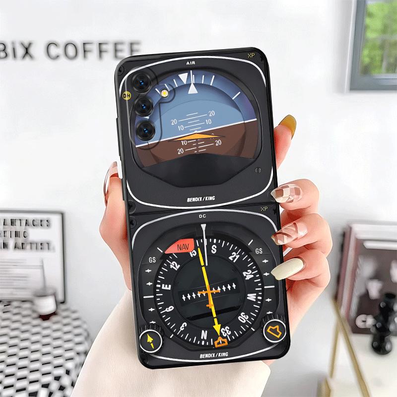 Aircraft Instrument Cockpit Radar Soft Phone Case for Samsung A17 A37 A57 A16 A26 A36 A56 A15 A25 A35 A55 A14 A24 A34 A54 A13 A2