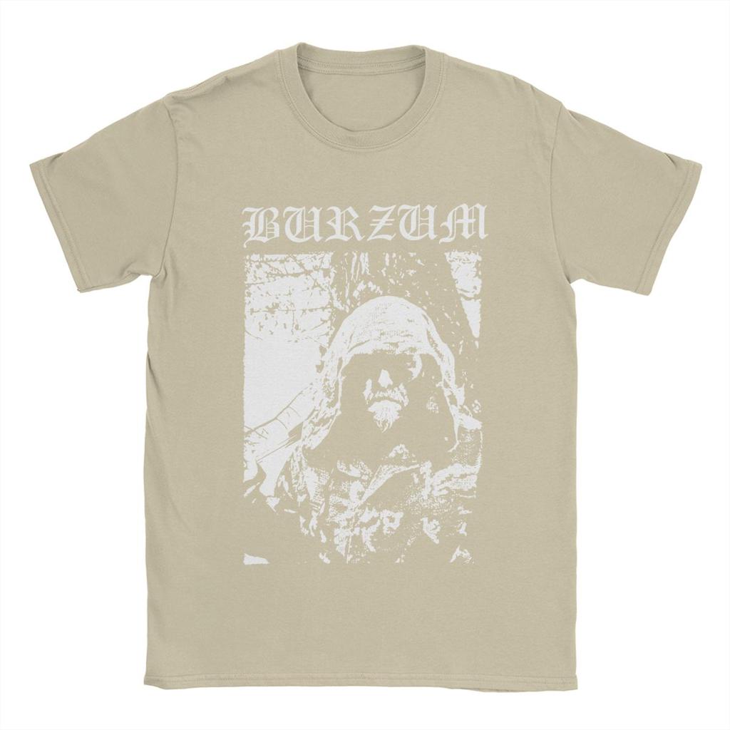 Мужская футболка Burzum Awesome Хлопковые футболки с коротким рукавом Футболка с круглым вырезом Одежда Большой размер