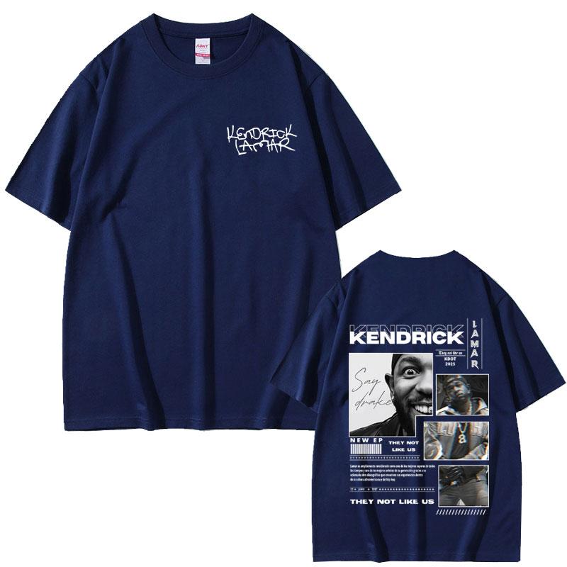 Rapper Kendrick Lamar They Not Like Us 2025 Merch Tshirt Male Vintage Casual T Shirts Unisex Women Fashion Hip Hop Cool Streetwear
