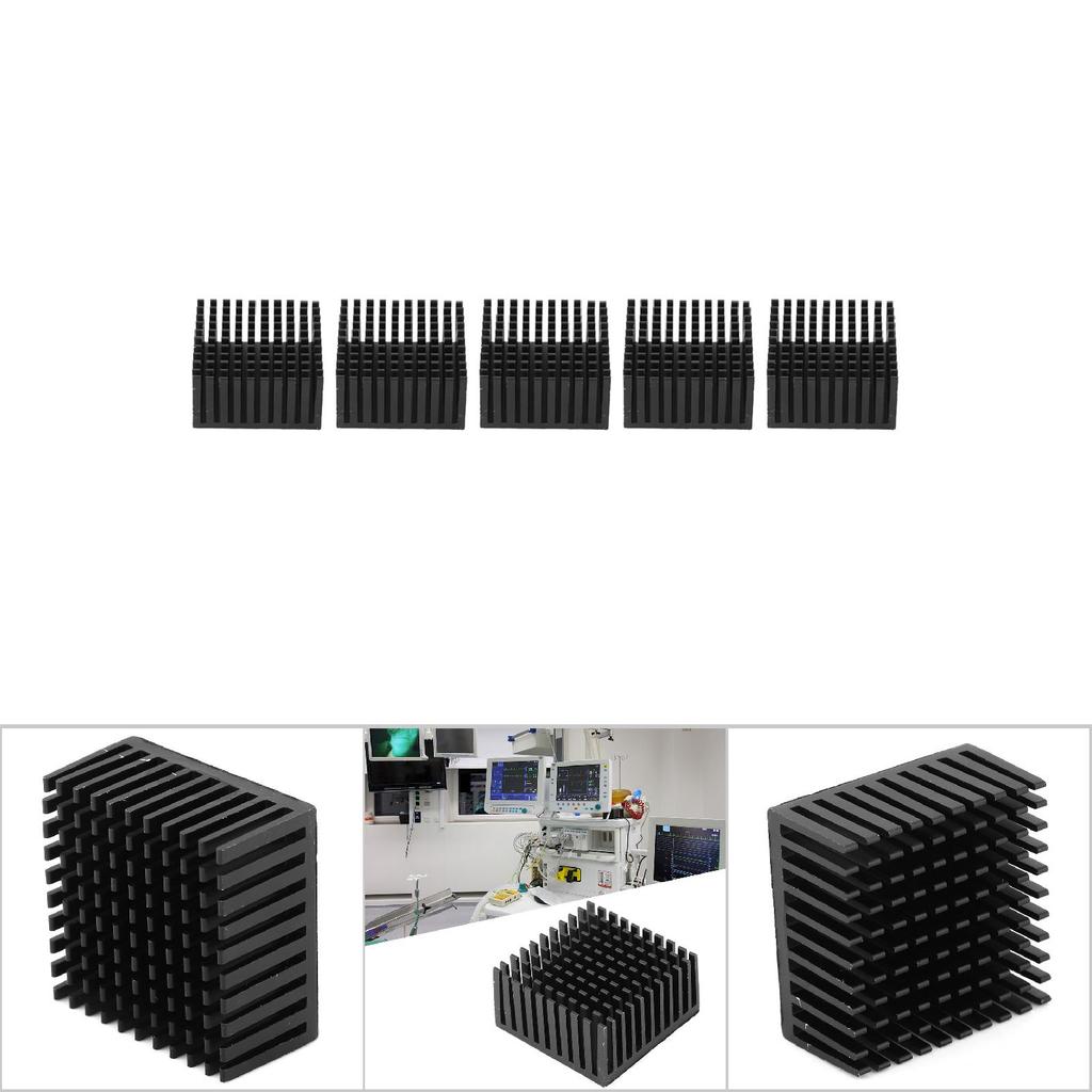 5PCS Aluminum Heatsink Module Heat Sink Cooling Fin Cooler Fin for Fan PCB Board 40 x 20 x 40mm