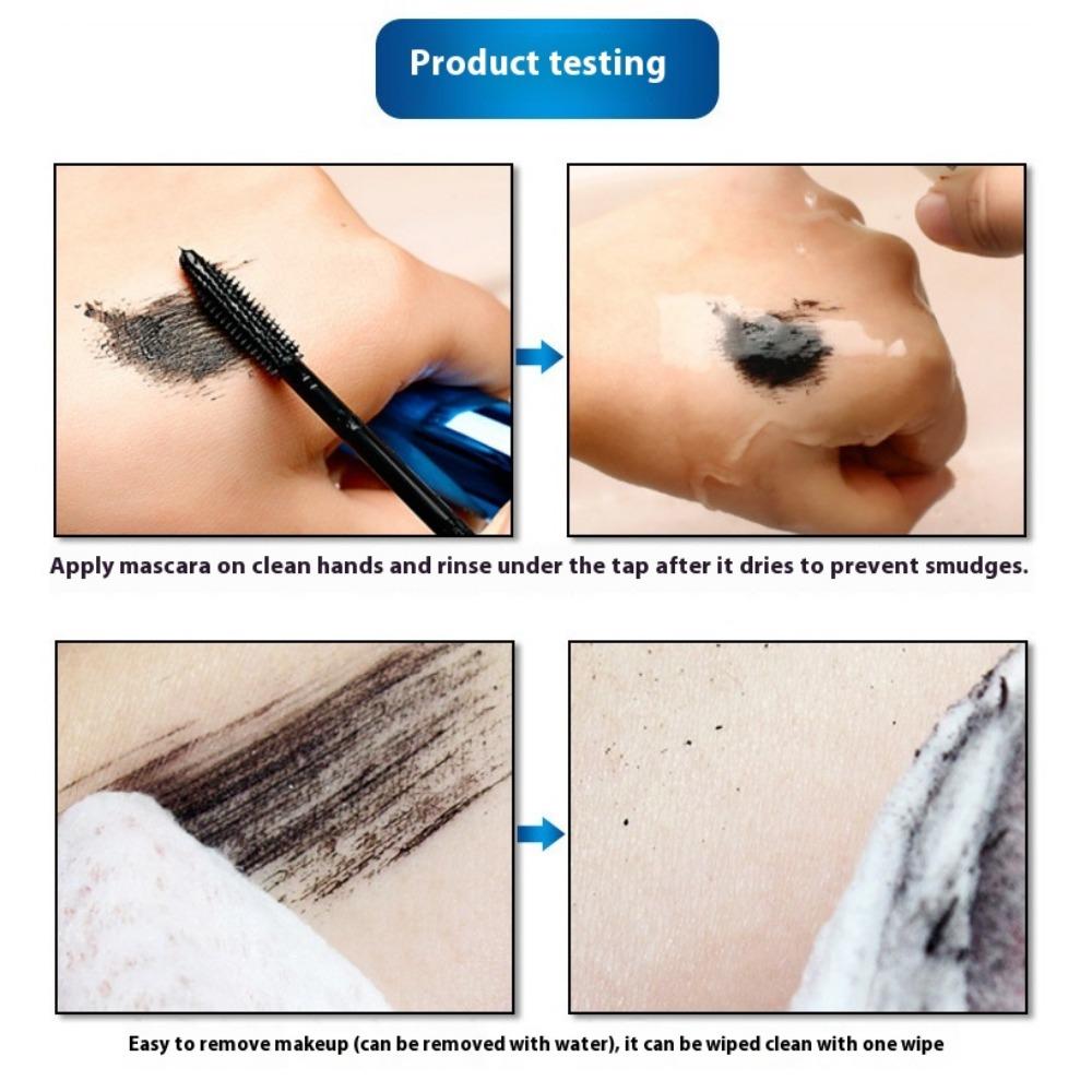 Трехмерная 3D тушь для ресниц Прочная водостойкая нераспускающаяся тушь для ресниц Тонкая густая завитая тушь