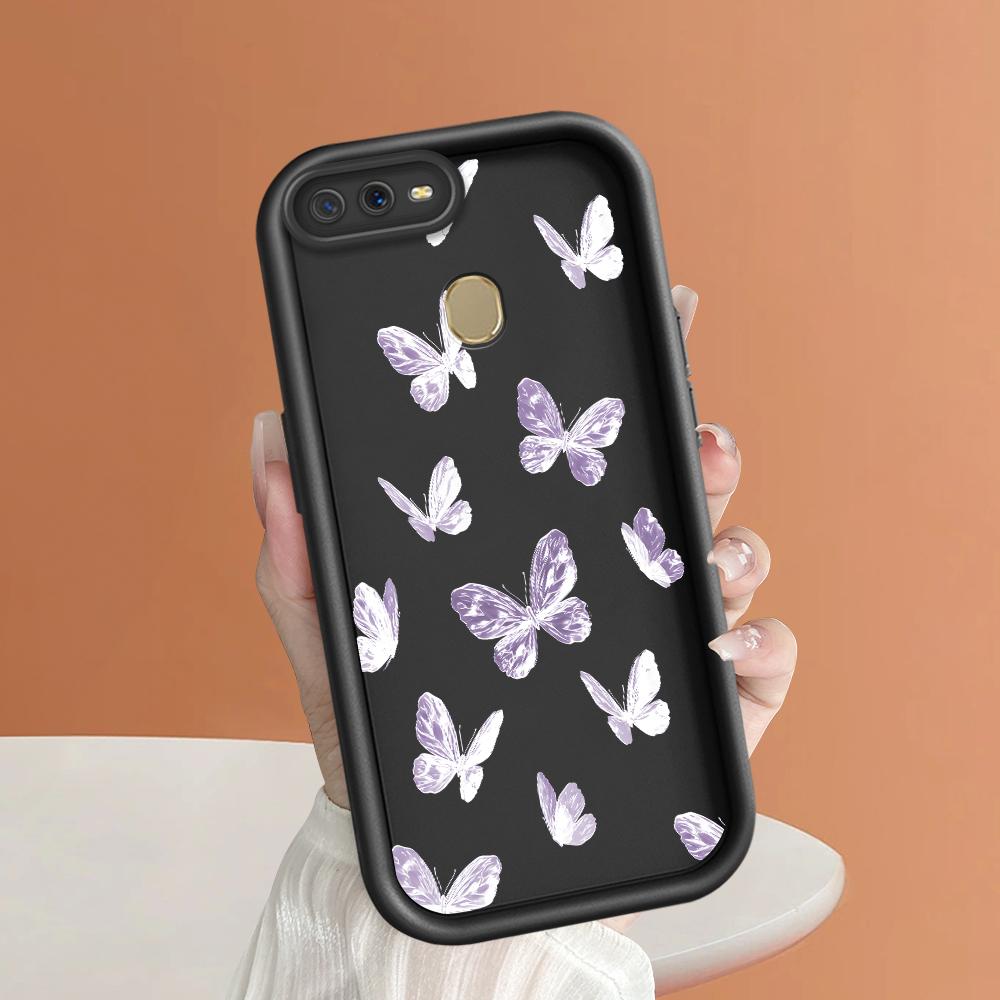 Мягкие силиконовые квадратные лестницы с мультяшным узором, полное покрытие, защита камеры, противоударный чехол для OPPO Reno Realme OnePlus