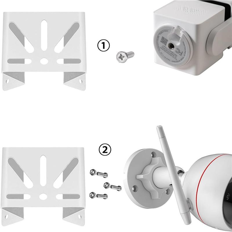 1 Комплект Металлический Широкоугольный Адаптер Угловой Настенный Кронштейн Зона Мониторинга До 270° Крепление Металлический Кронштейн Для Eufy Cctv Камеры Безопасности