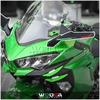 Для Kawasaki Ninja400 Ninja 250 400 ZX-6R ZX-10R Aero Winglets, передний обтекатель, гоночный спойлер Ninja650 Ninja1000, аэродинамический