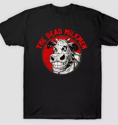 The Dead Milkmen - Футболка унисекс The Dead Milkmen Band Черная Все размеры
