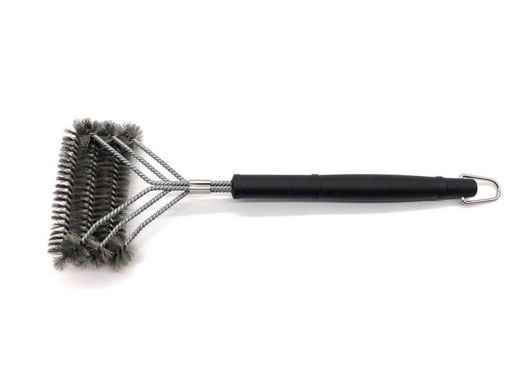 Щетка для чистки решеток для гриля из нержавеющей стали - инструмент для очистки решетки гриля и проволочной щетки