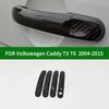 Для 2003-2015 Volkswagen VW Caddy T5 T6 Caravelle третьего поколения, чехол для дверной ручки 2/4, чехол из углеродного волокна