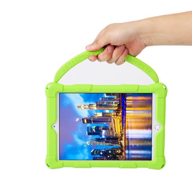 Чехол для iPad Mini 1, 2, 3, 4, 5, 6, вращающаяся на 360 градусов крышка-подставка для iPad Pro, iPad Air iPad 7, 8, 9th, мягкий силиконовый чехол для детей, удобный ремень, плечевой ремень, чехол