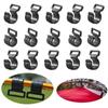 Plastic C Clips Tent  Hook Support Fixed Camping Caravan Pole Outdoor Tent Accessories